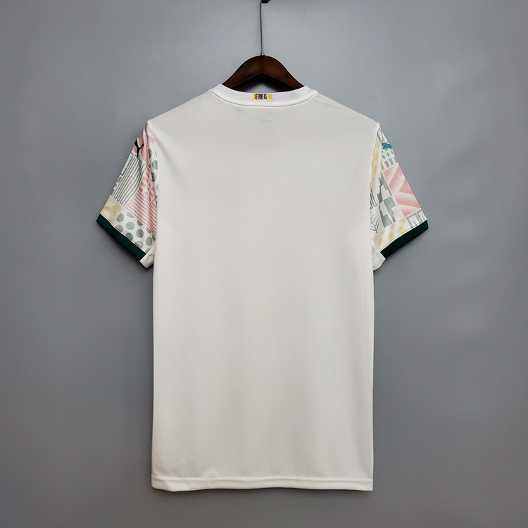 Senegal 2020 Home White Soccer Jersey Football Shirt - Official