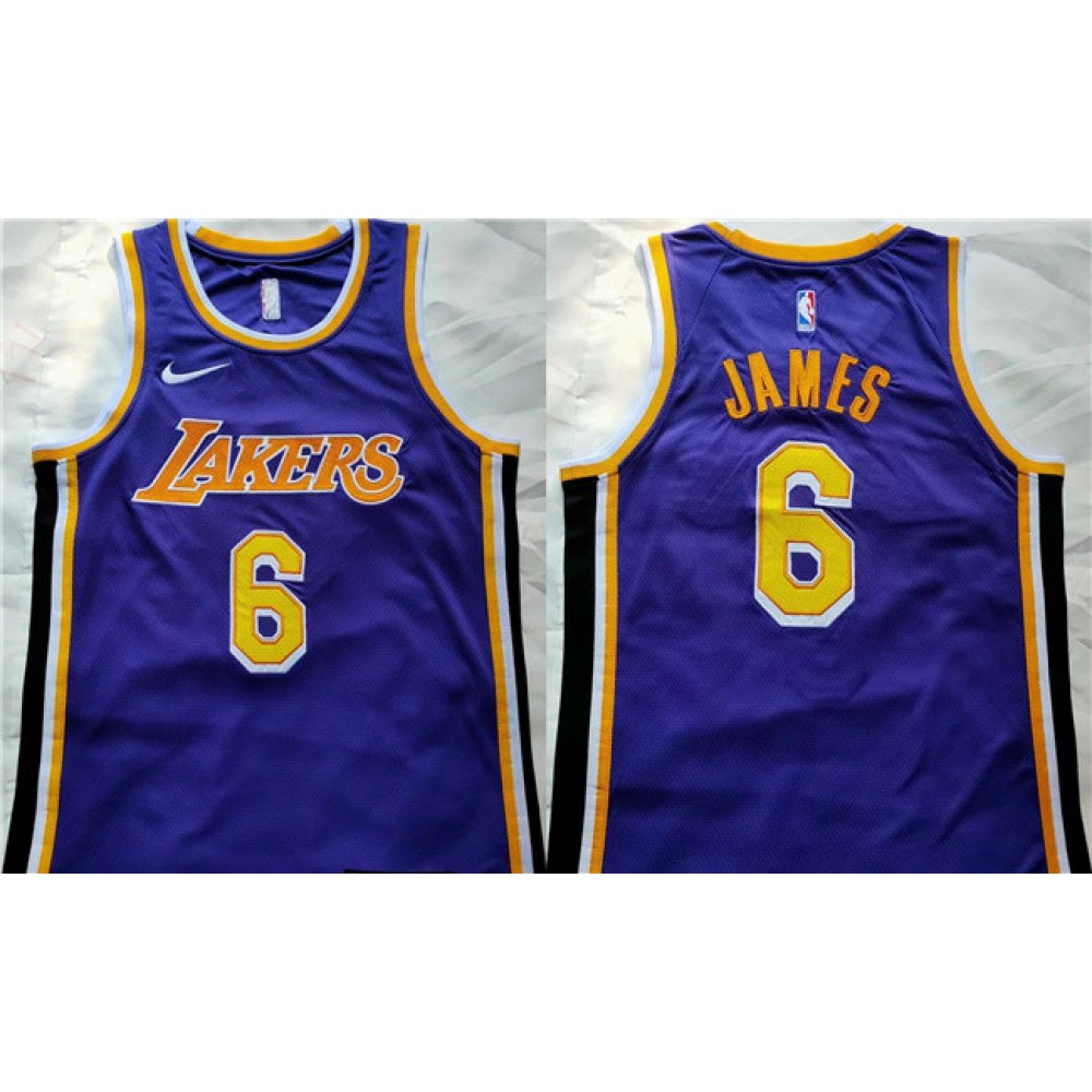 Limited Edition Jersey Los Angeles Lakers LeBron James6 Purple -