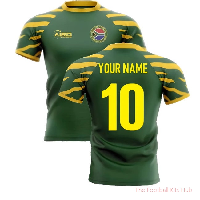 2025-2026 South Africa Springboks Home Concept Rugby Shirt (Your Name)