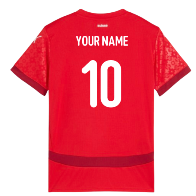 Official Licensed Switzerland Home Replica Jersey for Kids (1)