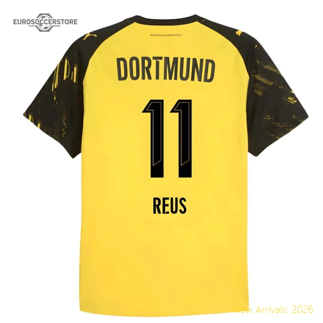 Premium 2025-2026 Borussia Dortmund Authentic Home Shirt (reus 11)