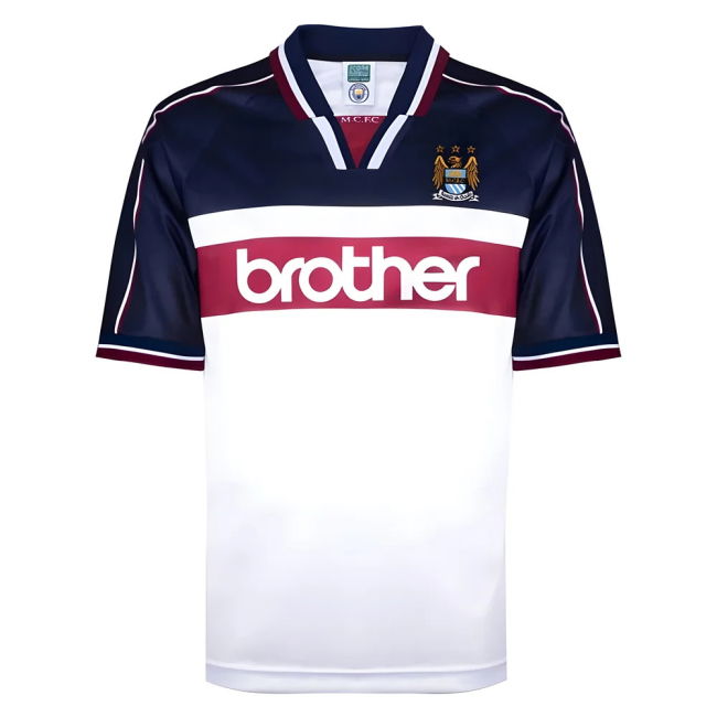 1998 Man City Soccer Jerseys modern Away Football Shirt