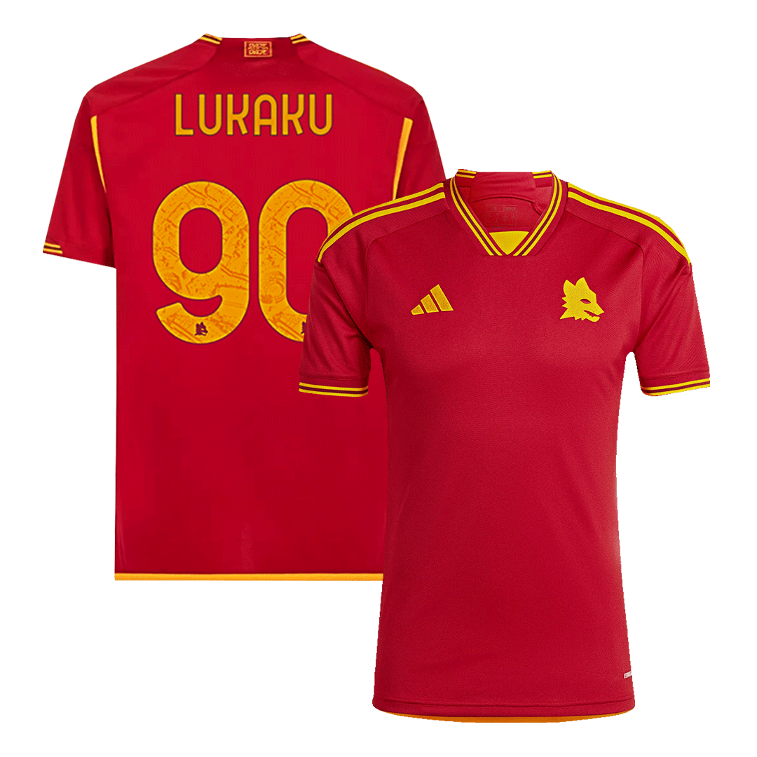 AS Roma 2324 Home Shirt LUKAKU 90 - Official Replica 10322