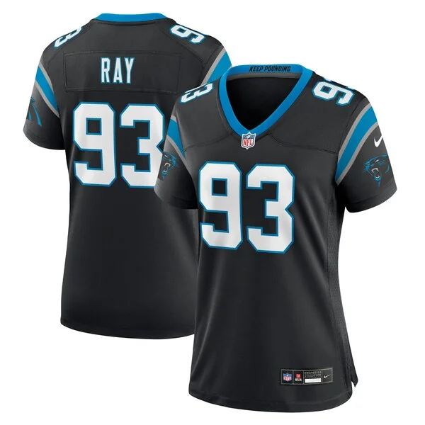 None Ray Carolina Game Jersey - Black | NFL Player Jersey | NFL Footba