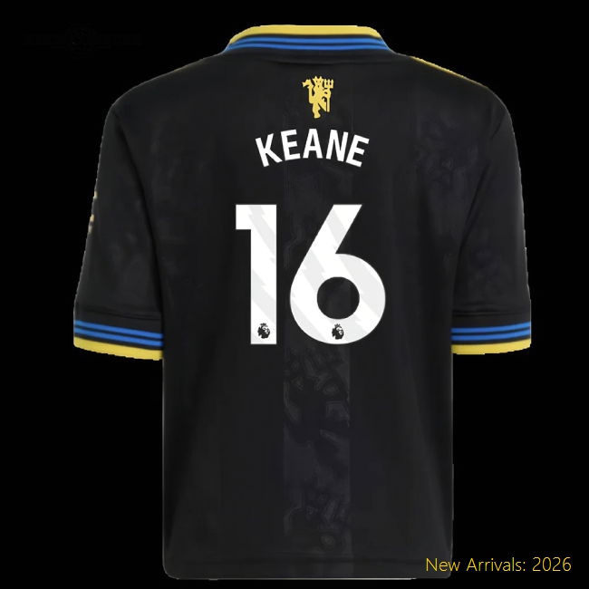 Premium Mini Football Team Keane Jersey 2025-2026 Soft-touch