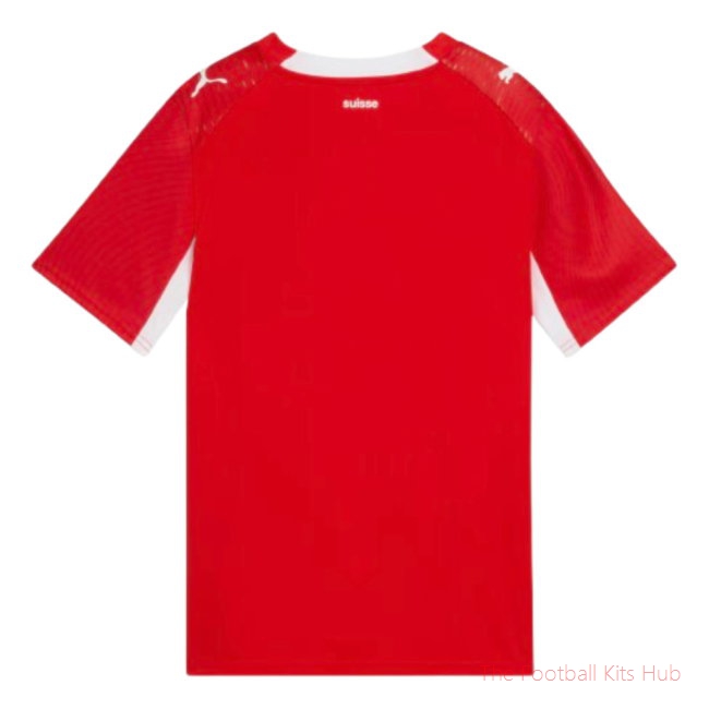 Football Switzerland 2026-2027 Home Shirt (Kids) (Your Name)
