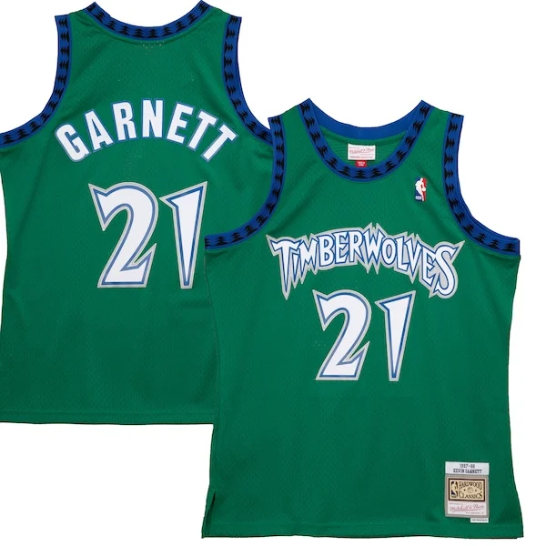 Kevin Garnett MIN Swingman Jersey - official NBA - Green game-day