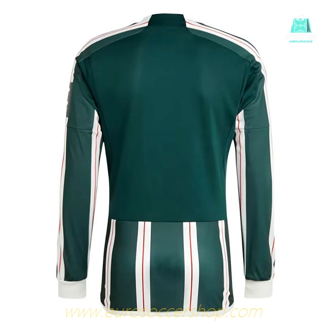 2023-2024 Man Utd Long Sleeve Away Shirt (B Fernandes 8)