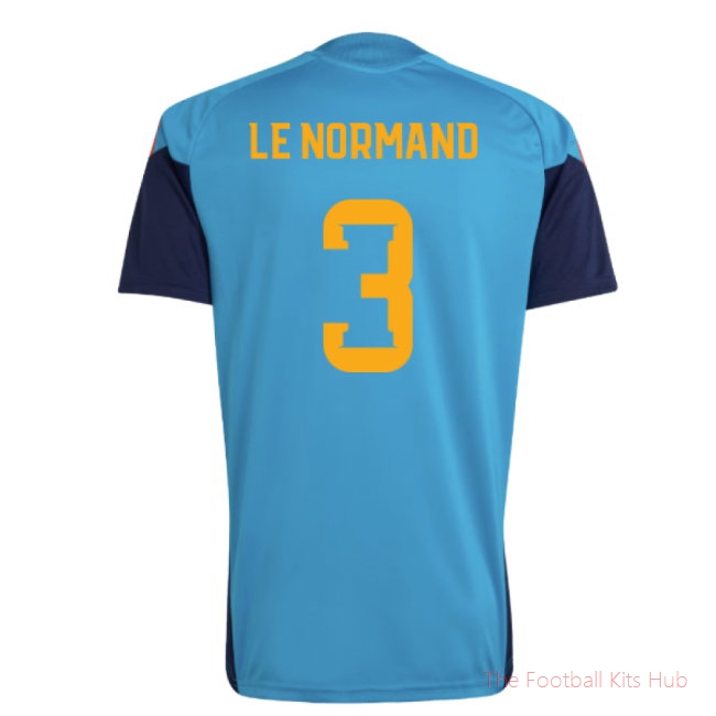 2026-2027 Spain Training Jersey (Bold Aqua) (Le Normand 3)