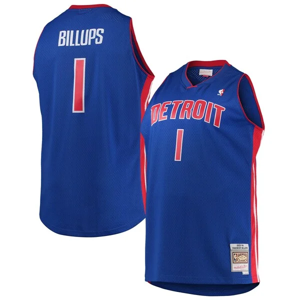Elite Chauncey Billups DET NBA Jersey - Blue - Budget Price