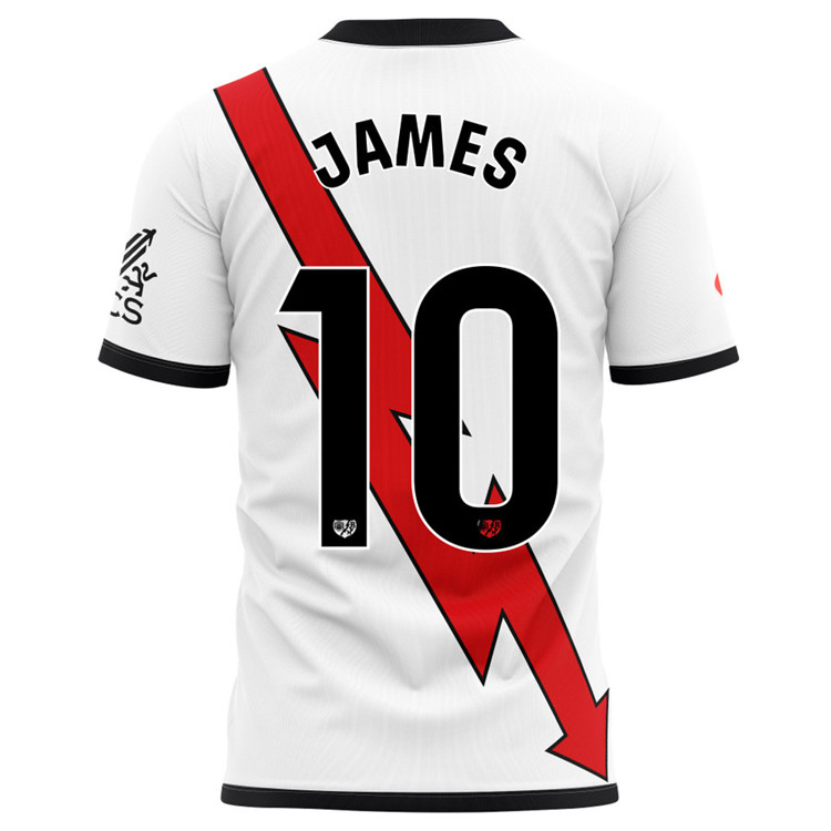 Premium Quality Rayo Vallecano 2425 Home Football Shirt JAMES 10