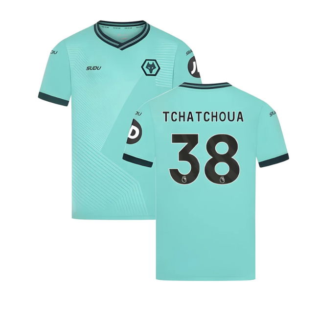 2025-2026 Wolves Away Top (Kids) (Tchatchoua 38)
