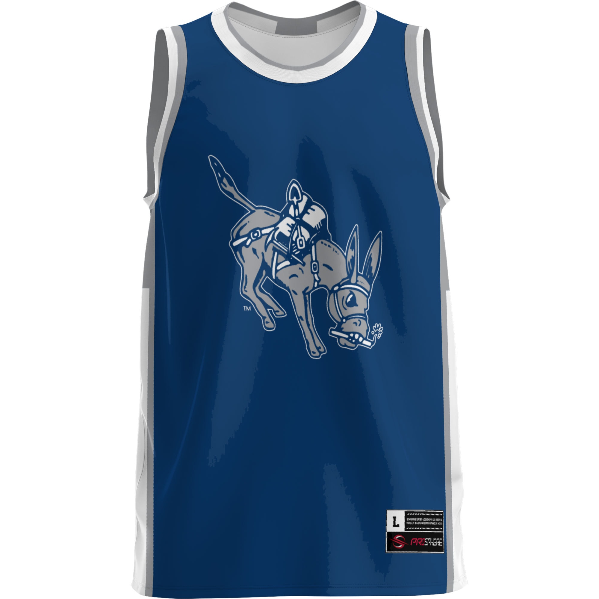 [DDG] Colorado School of Mines Orediggers GameDay Greats Lightweight Basketball Jersey - Blue