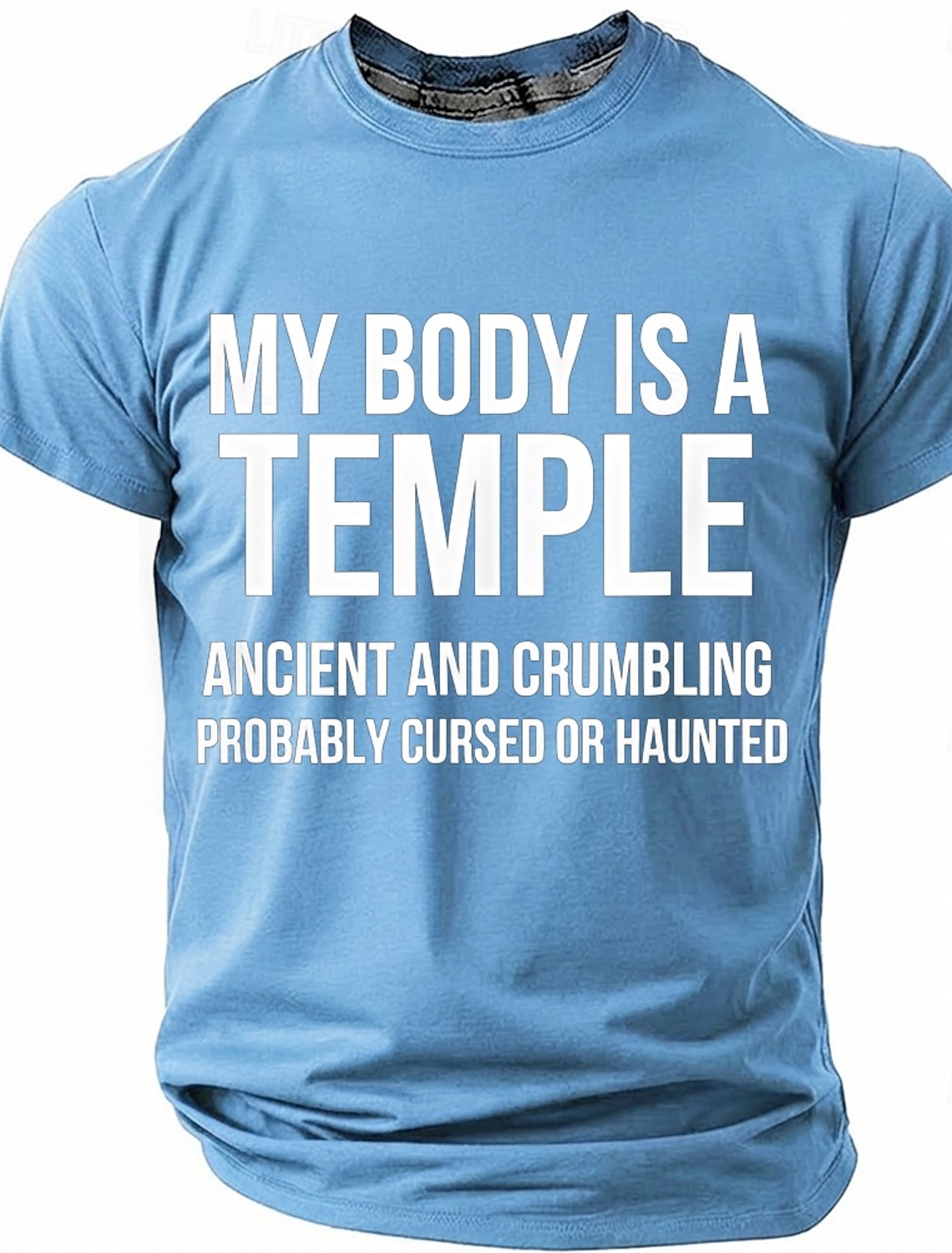 Men's T-Shirt Funny Graphic Short Sleeve UNDIAGNOSED BUT SOMETHING AIN'T RIGHT Lifestyle Humor Tee