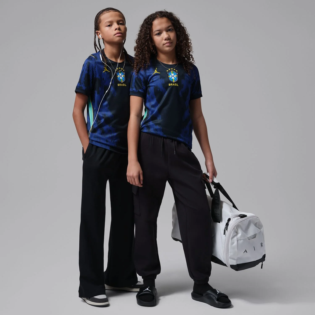 2026 Brazil Away Kids World Cup jersey [JEP]