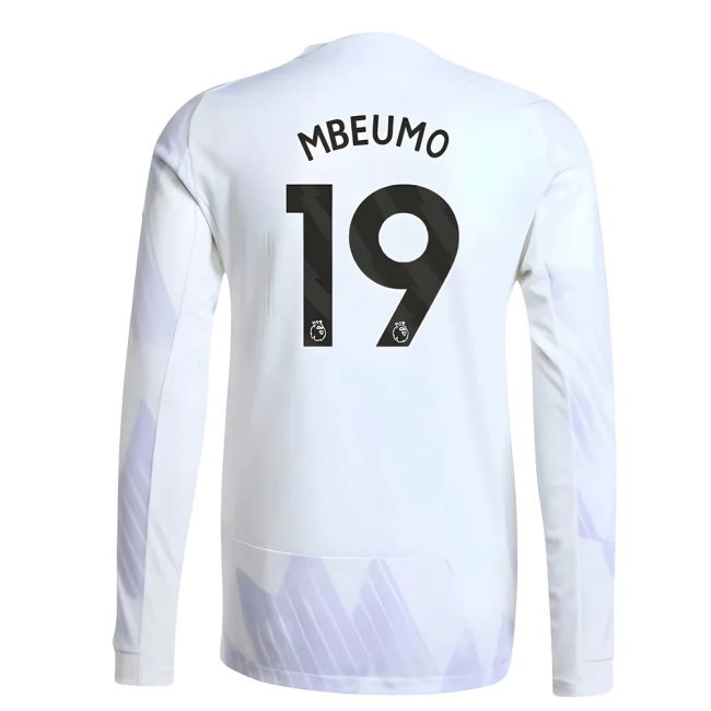 2025-2026 Man Utd Authentic Long Sleeve Away Kit (Mbeumo 19)