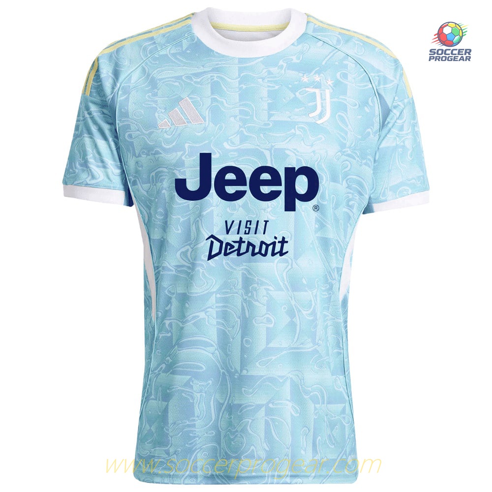 Juventus Away Football Team Jersey 2025-2026 Season Vlahovic
