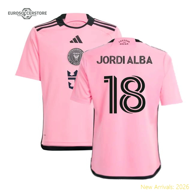 Premium Football Team Kids Jordi Alba Jersey 2024-2025 Soft-touch