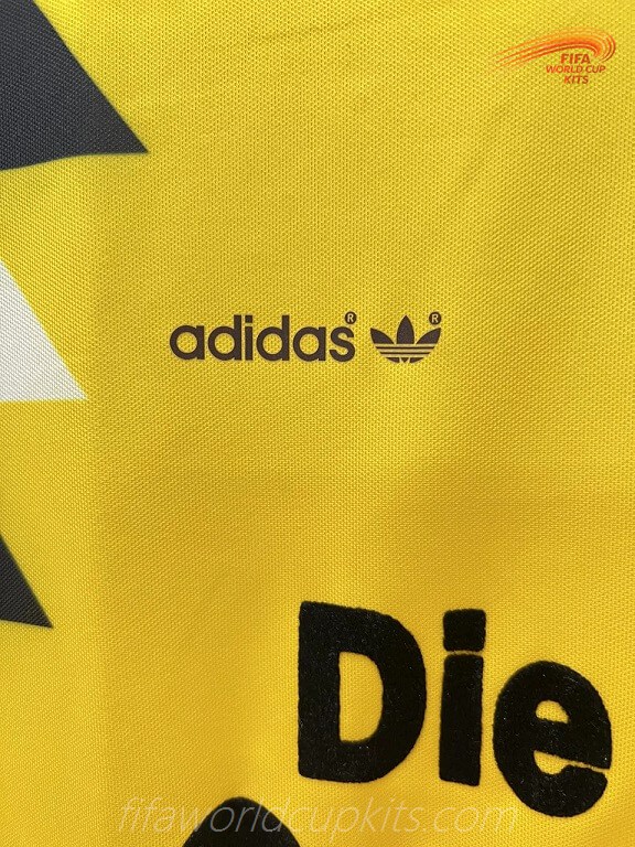 Dortmund 1989 Home Yellow Football Kit