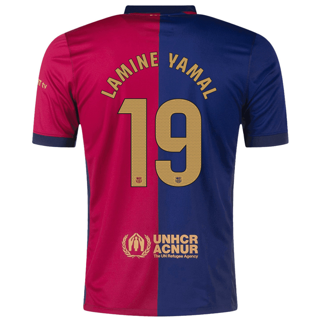 Official Barca Barcelona 2425 Home Shirt LAMINE YAMAL 19