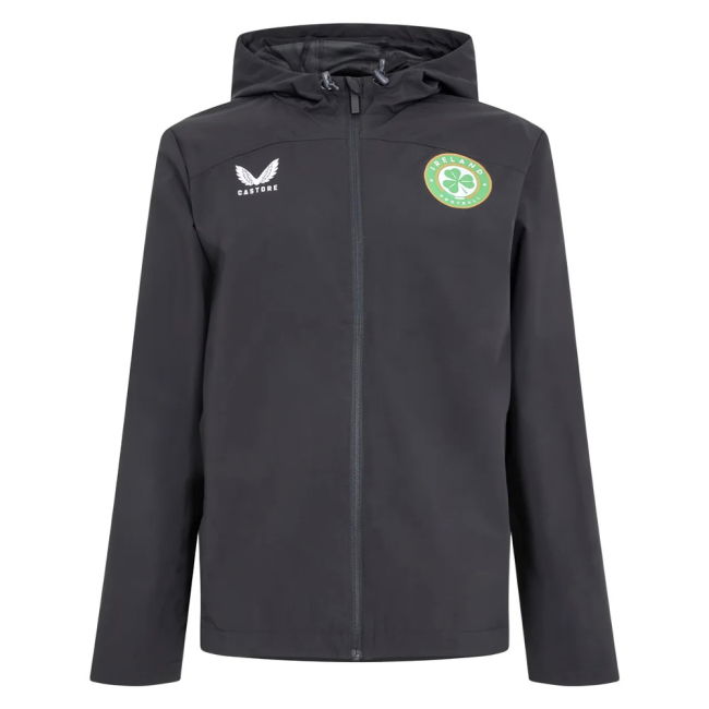2025-2026 Ireland Rain Jacket (Black) Netherlands Holland