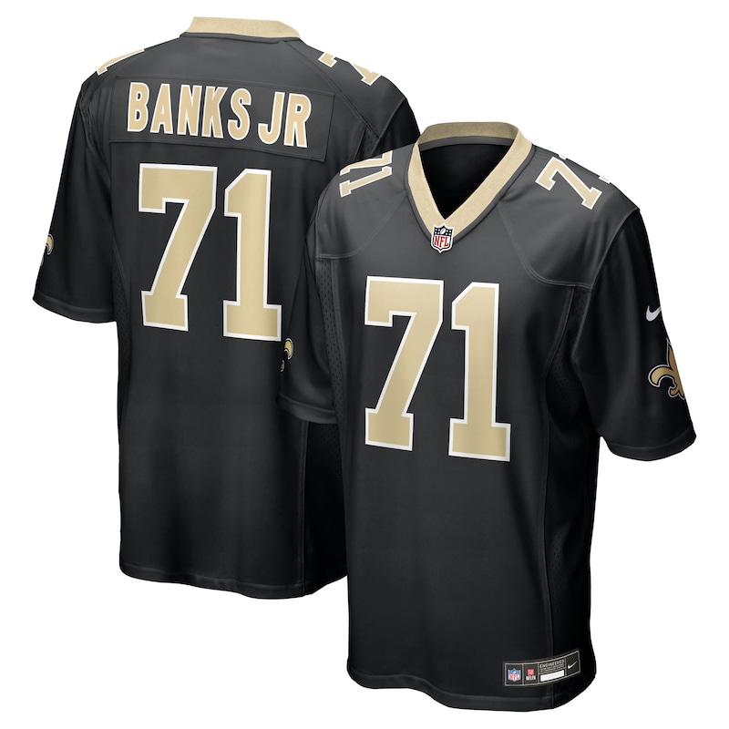 None Kelvin Banks Jr. NO Saints Energetic Premium-Quality Jersey