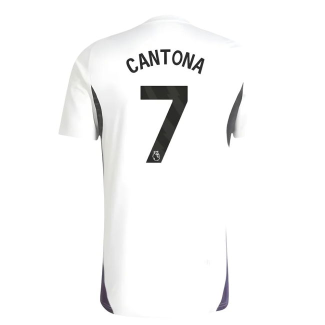 2025-2026 Man Utd Training Jersey (White) (Cantona 7)