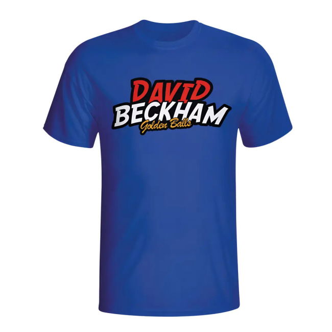 David Beckham Comic Book T-shirt (blue) - Kids