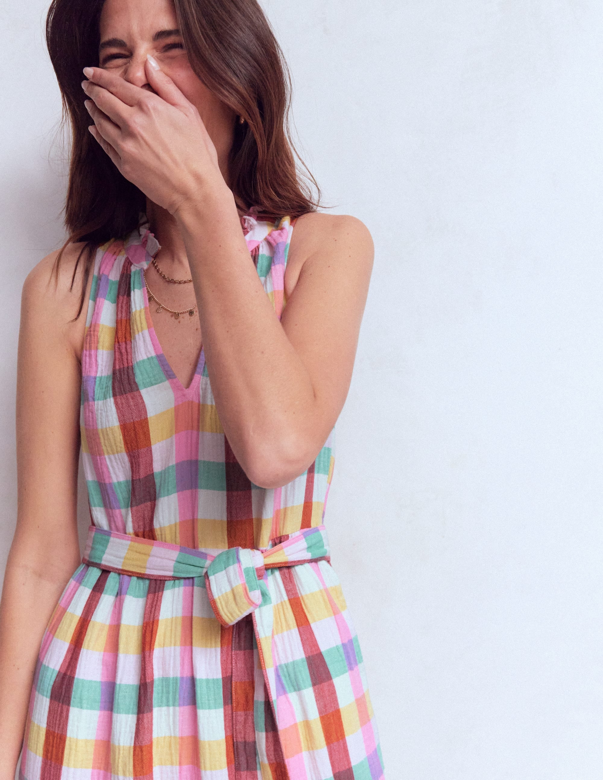 Viv Double Cloth Maxi Dress