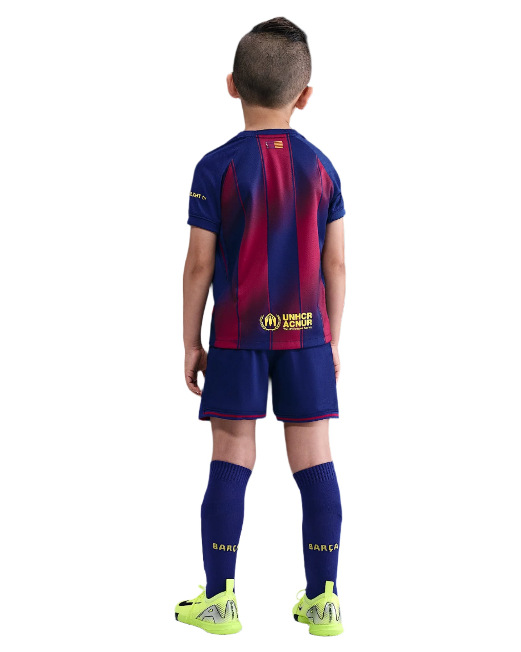 Barcelona Gold) 2025-2026 UCL Home Jersey – Authentic Shirt