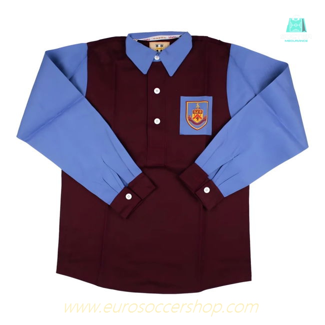 Burnley 1940s Home Long Sleeve Retro Shirt