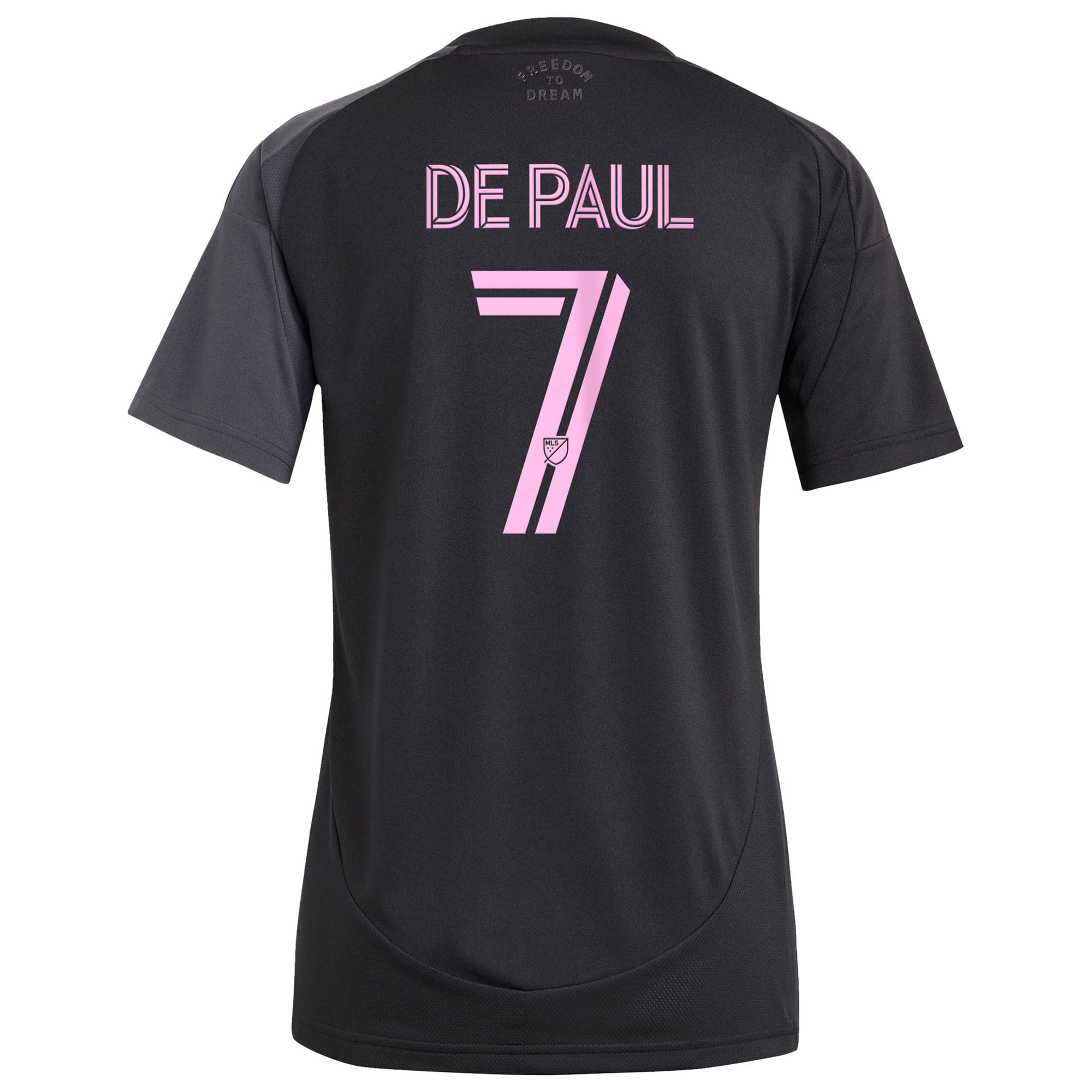[SJH] Rodrigo De Paul Inter Miami CF Women's 2025 The Fortitude Kit Replica Player Jersey - Black