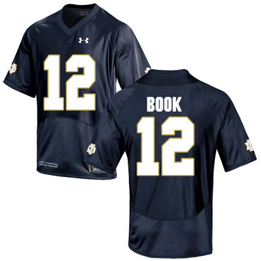 Men's Notre Dame ND Game 2024 home jersey Ian Book #12 alternate