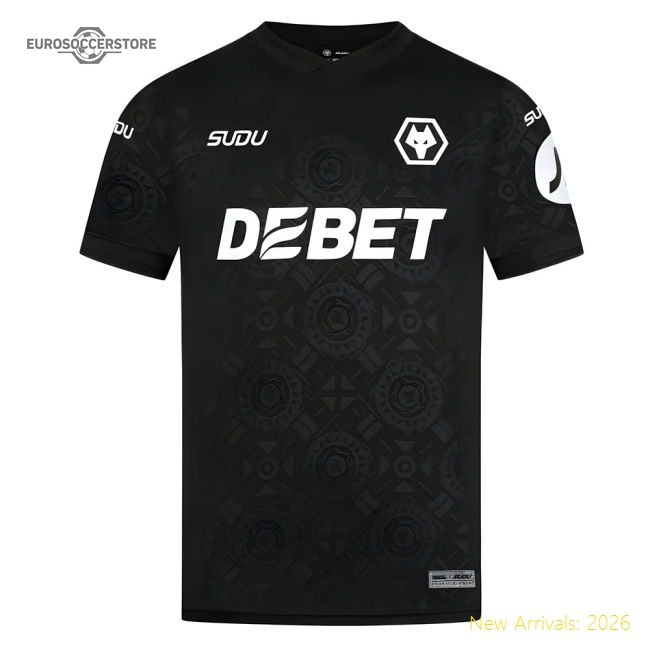 2025-2026 Wolves Goalkeeper Home Shirt (black) - Official Edition
