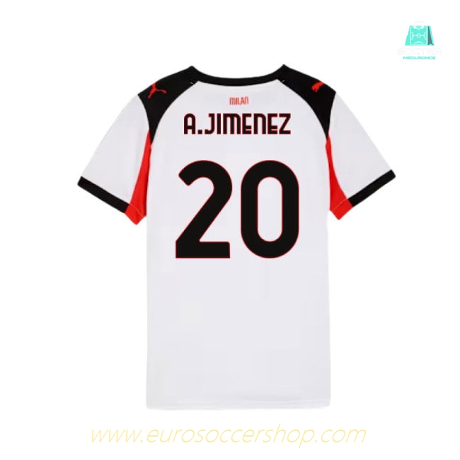 2025-2026 AC Milan Away Shirt (Kids) (A.Jimenez 20)