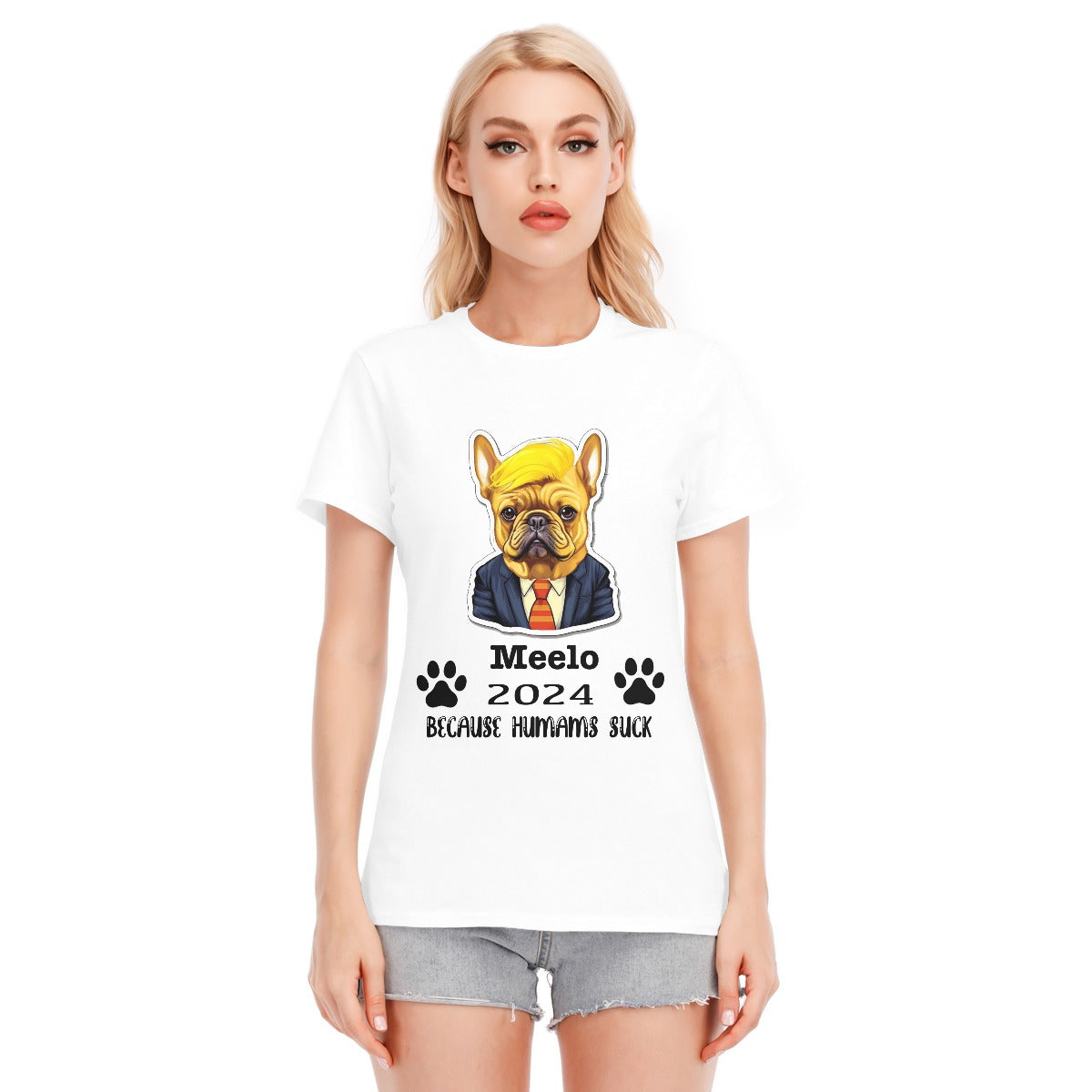 French Bulldog The President Custom Unisex T Shirt Comfy Pet Product