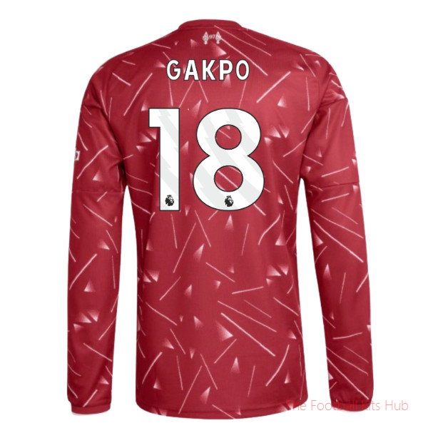 [EFKS] 2026-2027 Liverpool Long Sleeve Home Shirt Gakpo 18