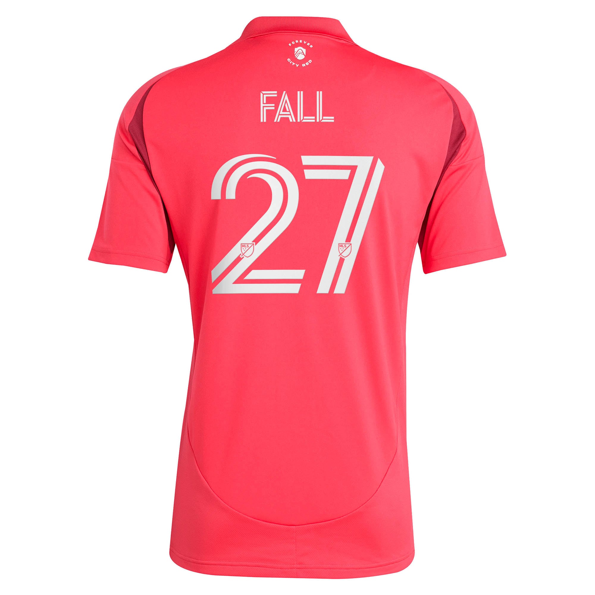 [SJH] Fallou Fall St. Louis CITY SC 2025 Forever CITY Red Replica Jersey - Red
