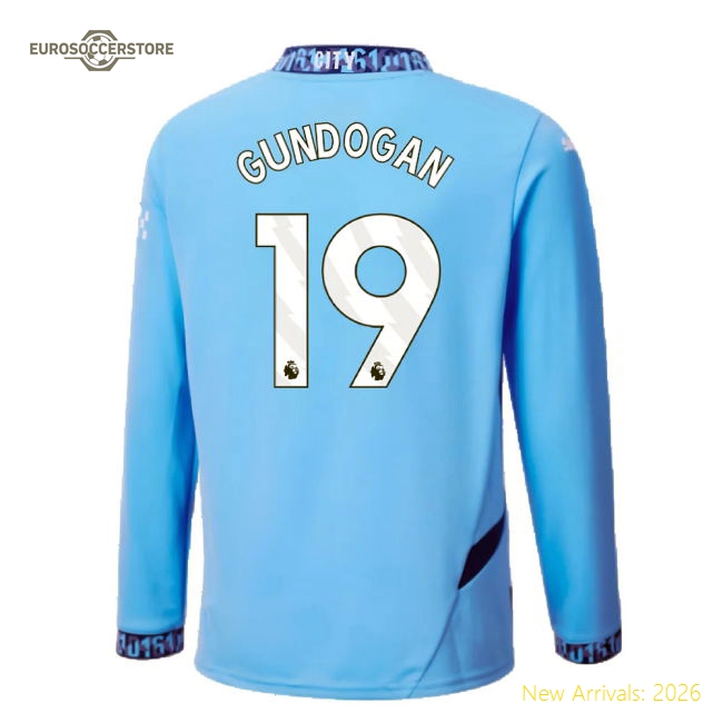 2024-2025 Man City Kids Kid-approved Gundogan Jersey Climacool