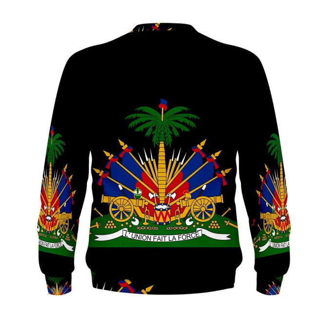 Elite Aero-Dynamic Haiti Coat Of Arms Sublimated Sweatshirt