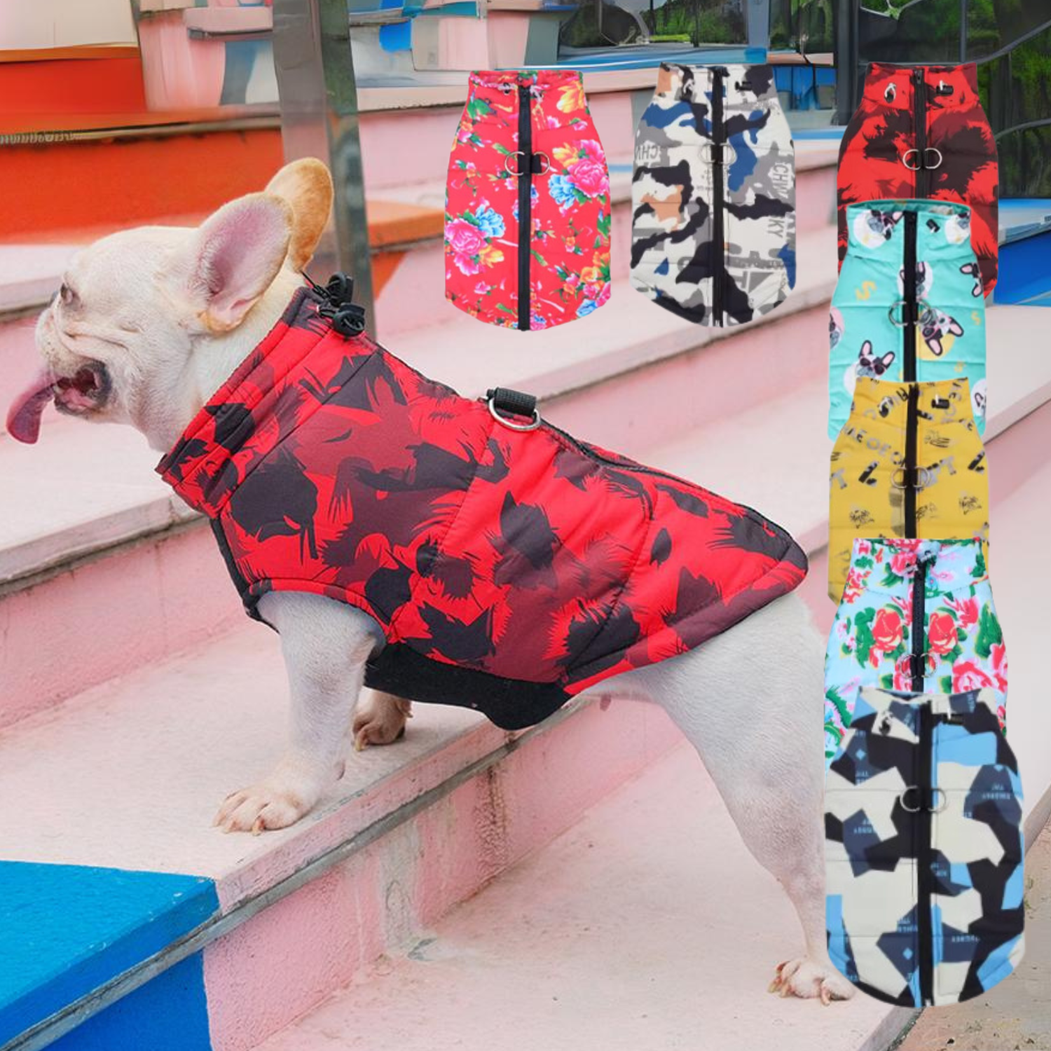 French Bulldog Puptrend Premium Frenchie Jacket Durable Dog Clothes