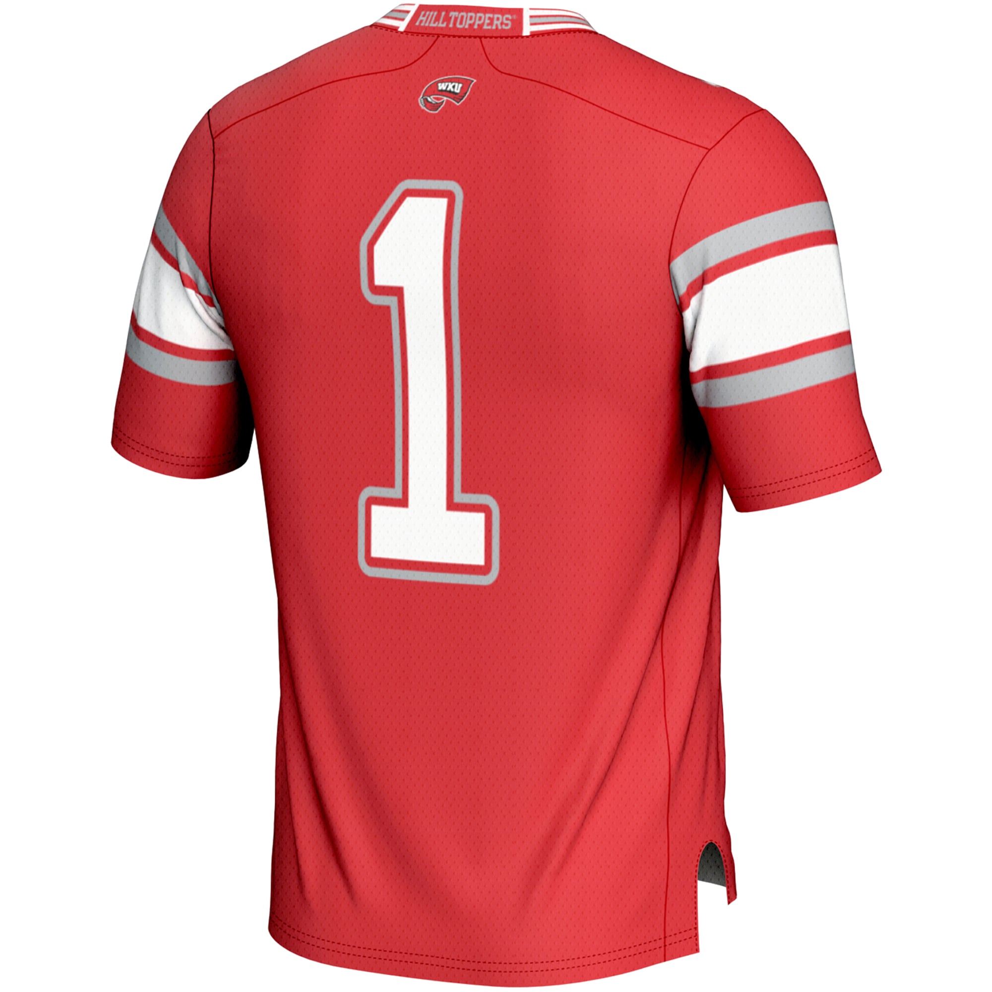 Men's #1 Red Western Kentucky Hilltoppers Endzone Football Jersey