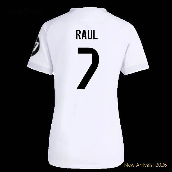 Real Madrid 2024-25 Home Fan Version For Women (Raul Football Shirt