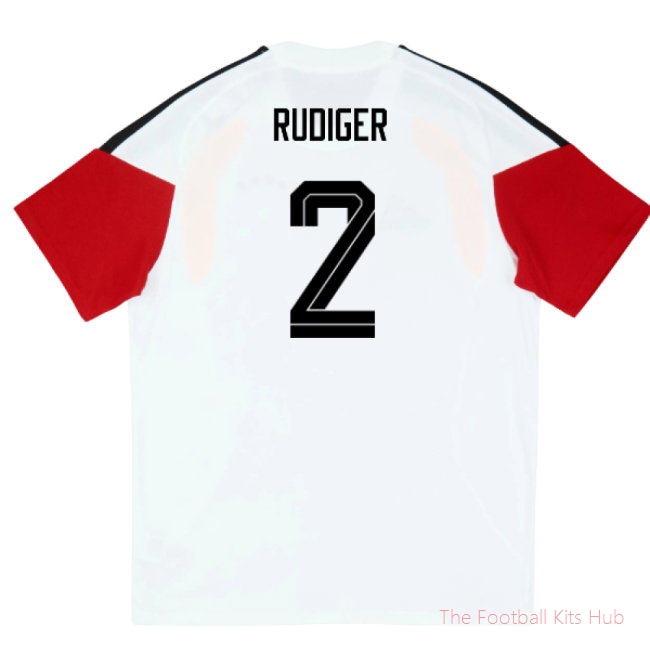 [JED] 2026/27 Germany Training Tee (White) (Rudiger 2)