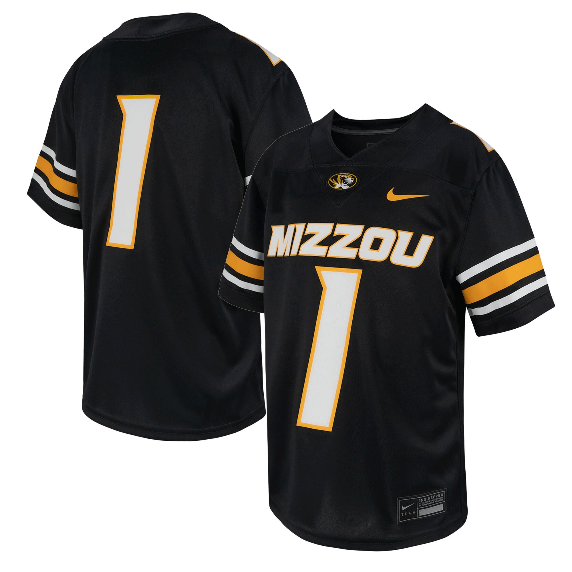 Missouri Tigers Toddler Replica 2026/2027 Football Jersey - Black