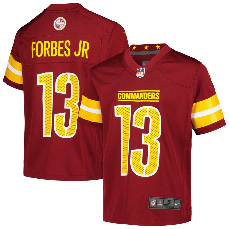 None Emmanuel Forbes Jr. WAS Commanders Bold Durable Jersey Game Day W