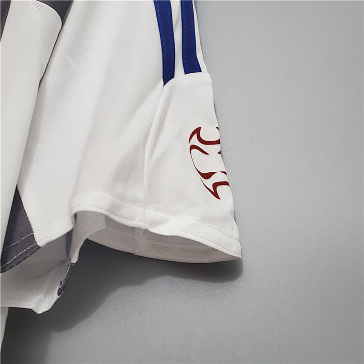 Advanced Fabric Japan 2006 Away White Retro Soccer Jersey Football