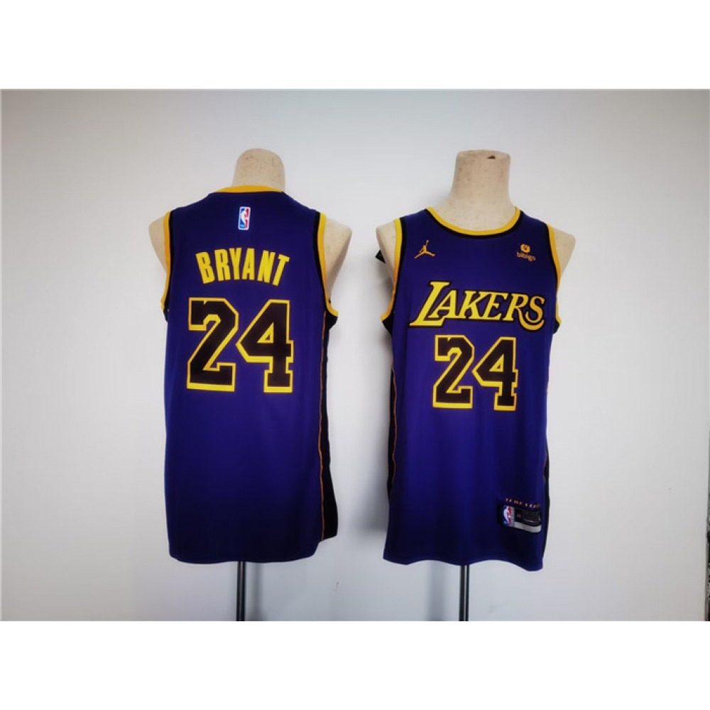 Authentic 24 Los Angeles Lakers Jersey Purple - - NBA Collection