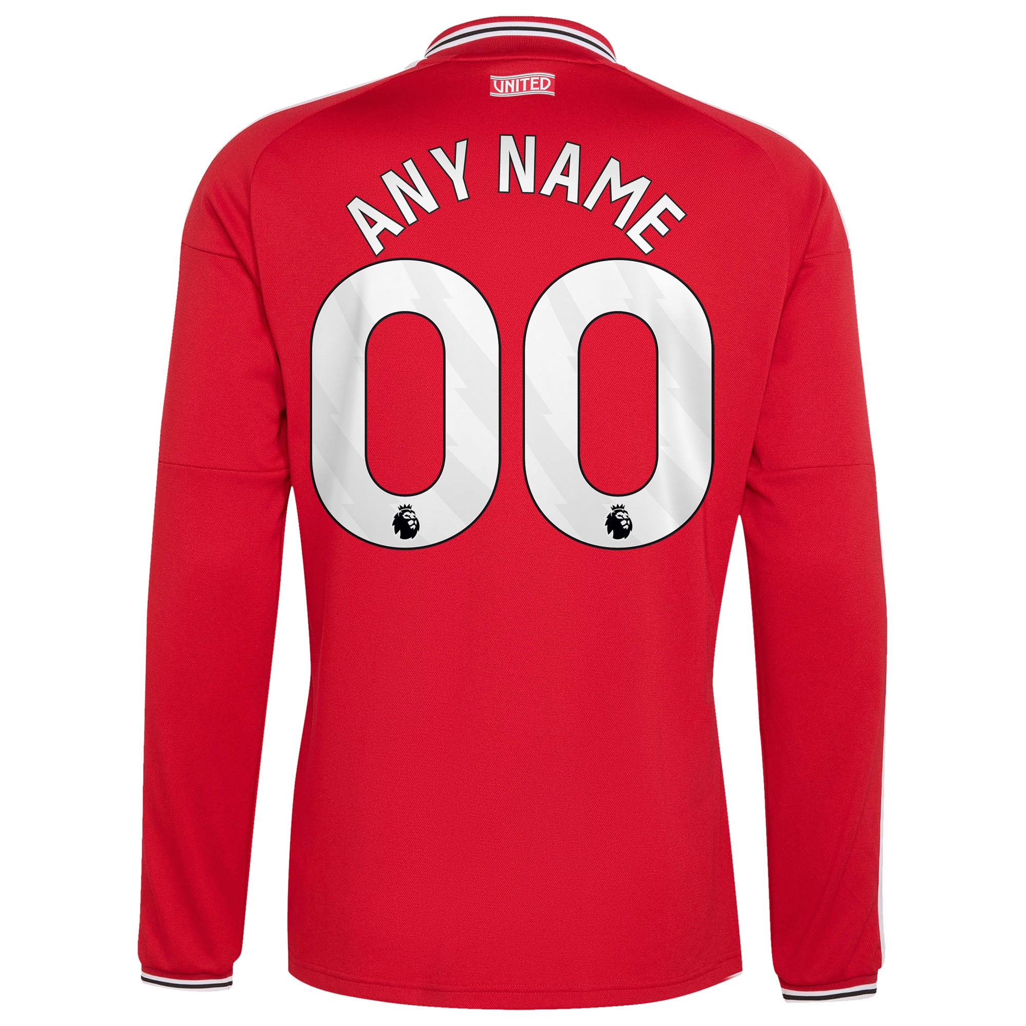 [LK] Manchester United 2026/27 Home Replica Long Sleeve Custom Jersey - Red