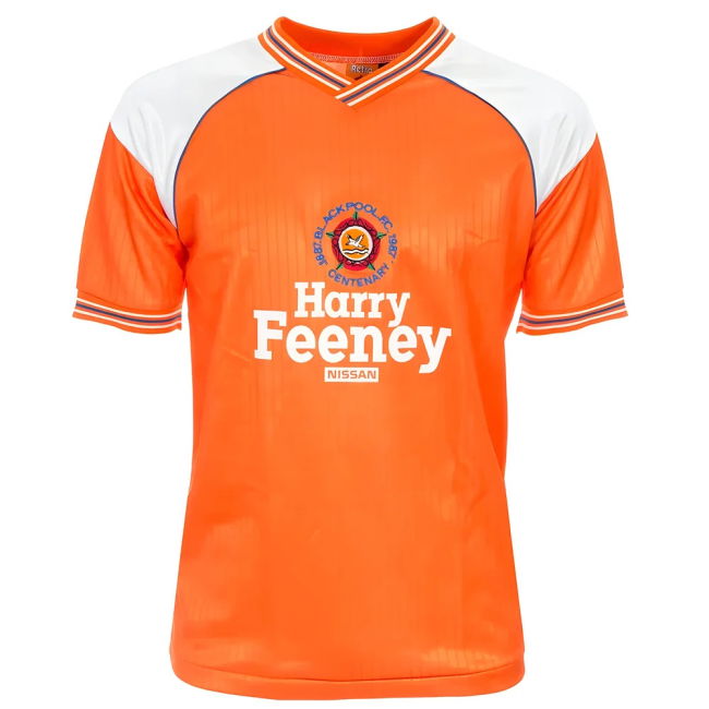 1987-1988 Blackpool Harry Feeney Centenary Top